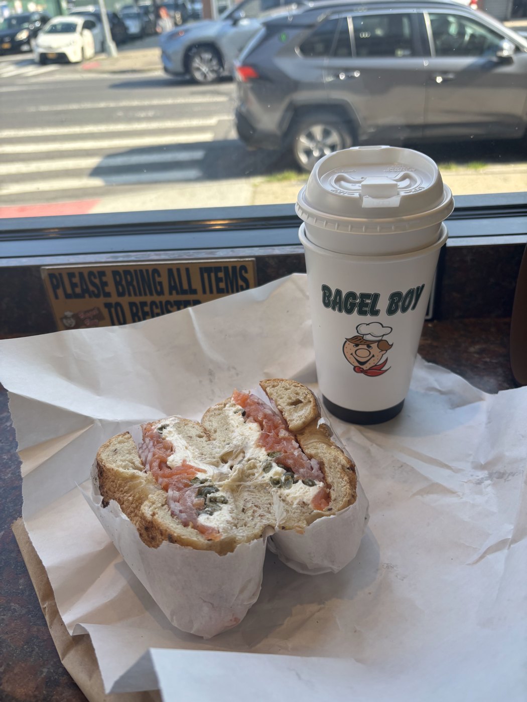 Bagel Boy to go