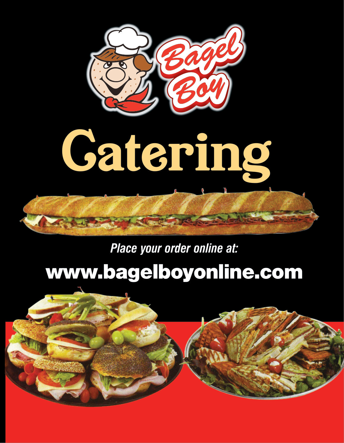 Bagel Boy menu page 5